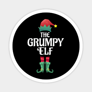 The Grumpy Elf Christmas Matching Pajama PJ Family Party Gift Magnet